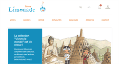 Desktop Screenshot of editions-limonade.com